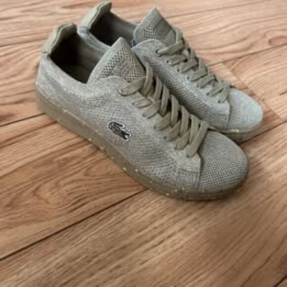 Lacoste Women’s Shoes – Carnaby Piqué model, camel color, size 37 (or US 6). - Picture 1 of 3